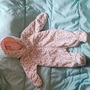 Child of Mine Baby snow suit Leopard 0-3m